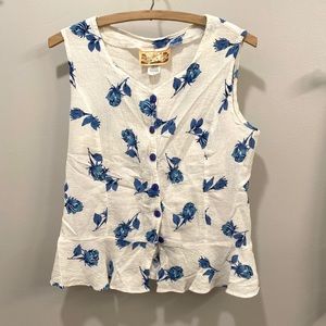 Floral tank top Blouse Vintage